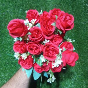 Ramo de Rosas Rojas x6 con follaje
