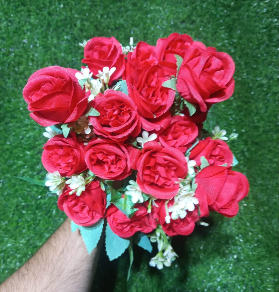Ramo de Rosas Rojas x6 con follaje