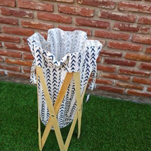 Canasto Para Ropa plegable de madera