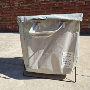 Canasto Para Ropa plegable gris