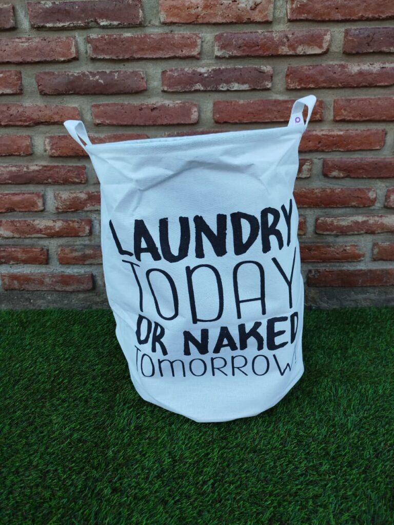 Canasto Organizador blanco Laundry today
