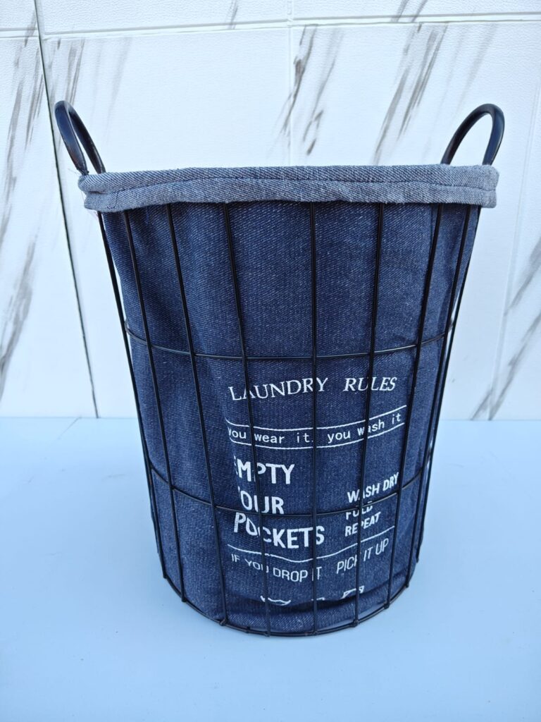 Canasto Organizador de jeans con estructura metalica